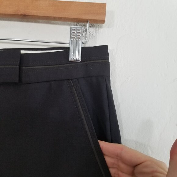 Theory Woool/Lane Dress Pants Brown Size 2 - Picture 3 of 7
